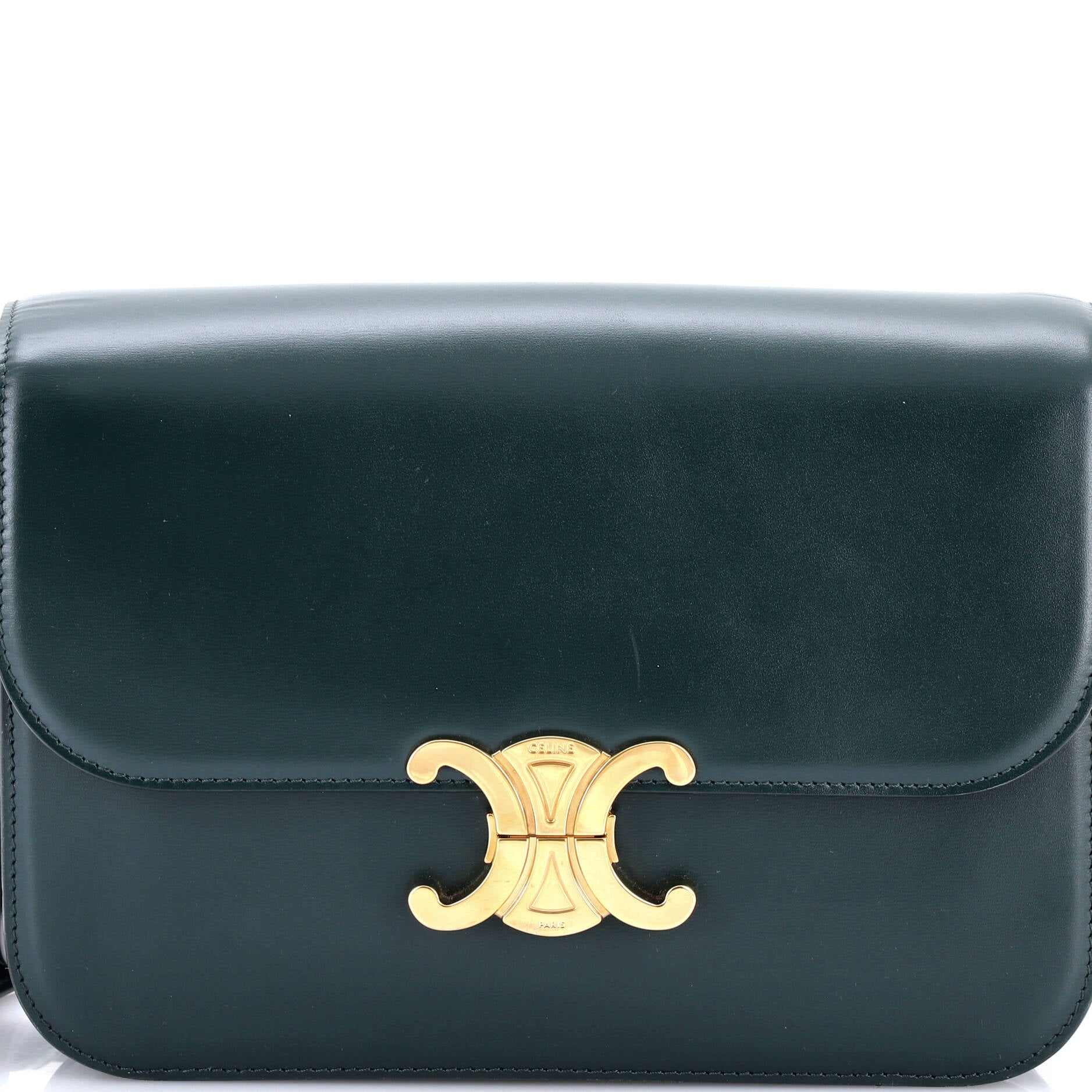 Triomphe Shoulder Bag Smooth Calfskin Medium