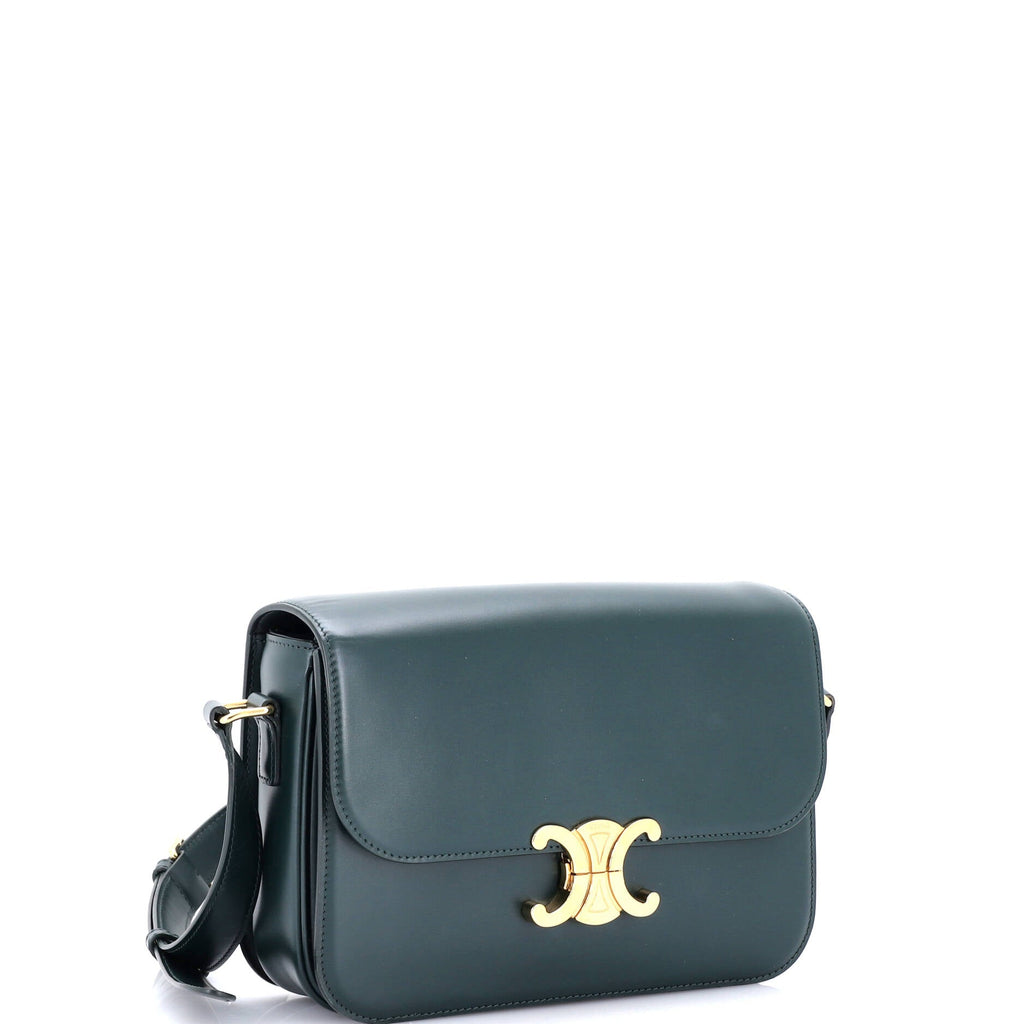 Triomphe Shoulder Bag Smooth Calfskin Medium