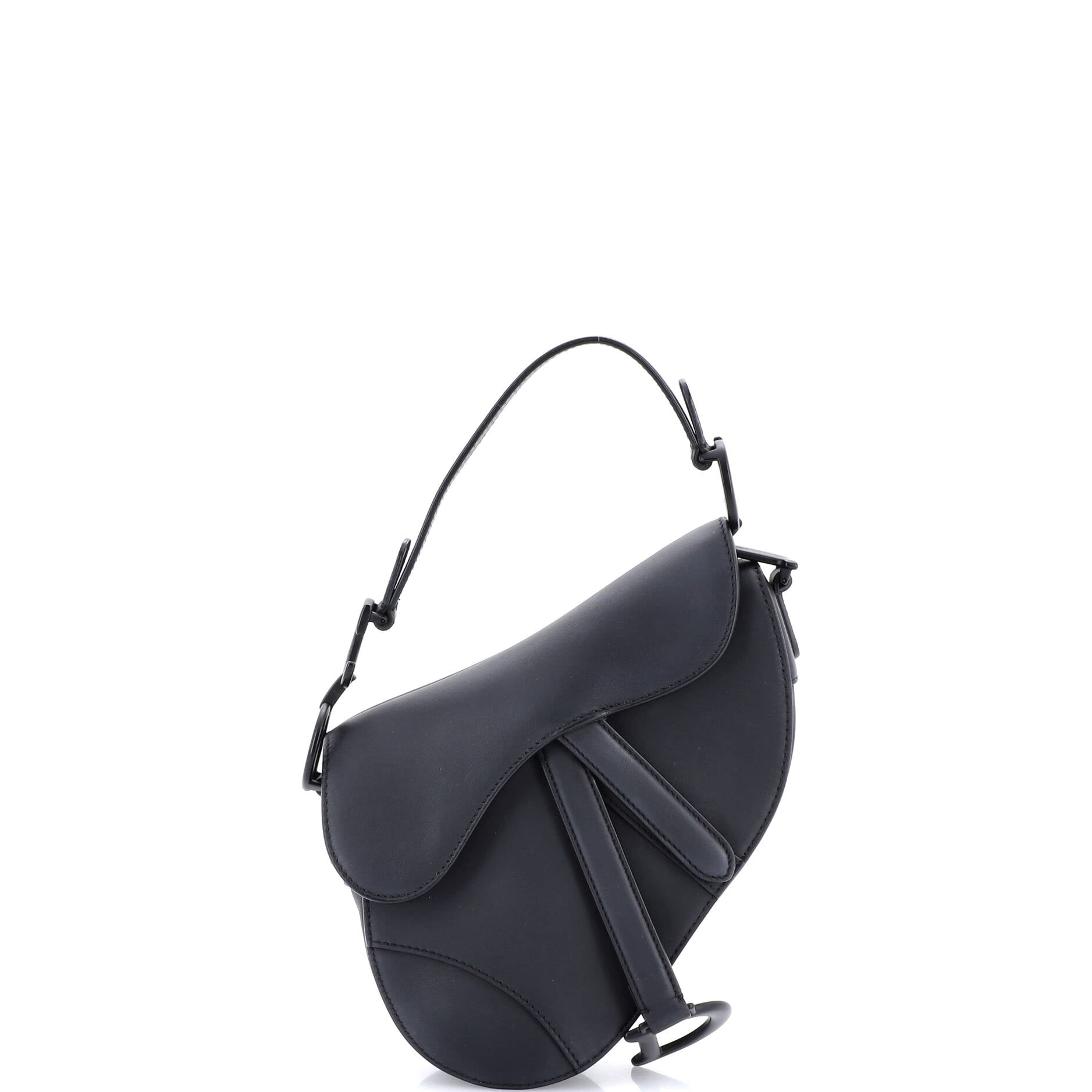 Ultra Matte Saddle Handbag Leather Mini