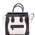 Luggage Bag Canvas and Leather Mini