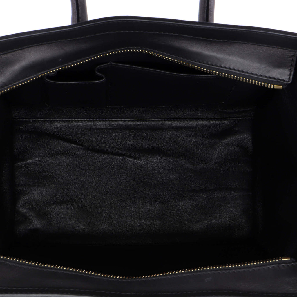 Luggage Bag Canvas and Leather Mini