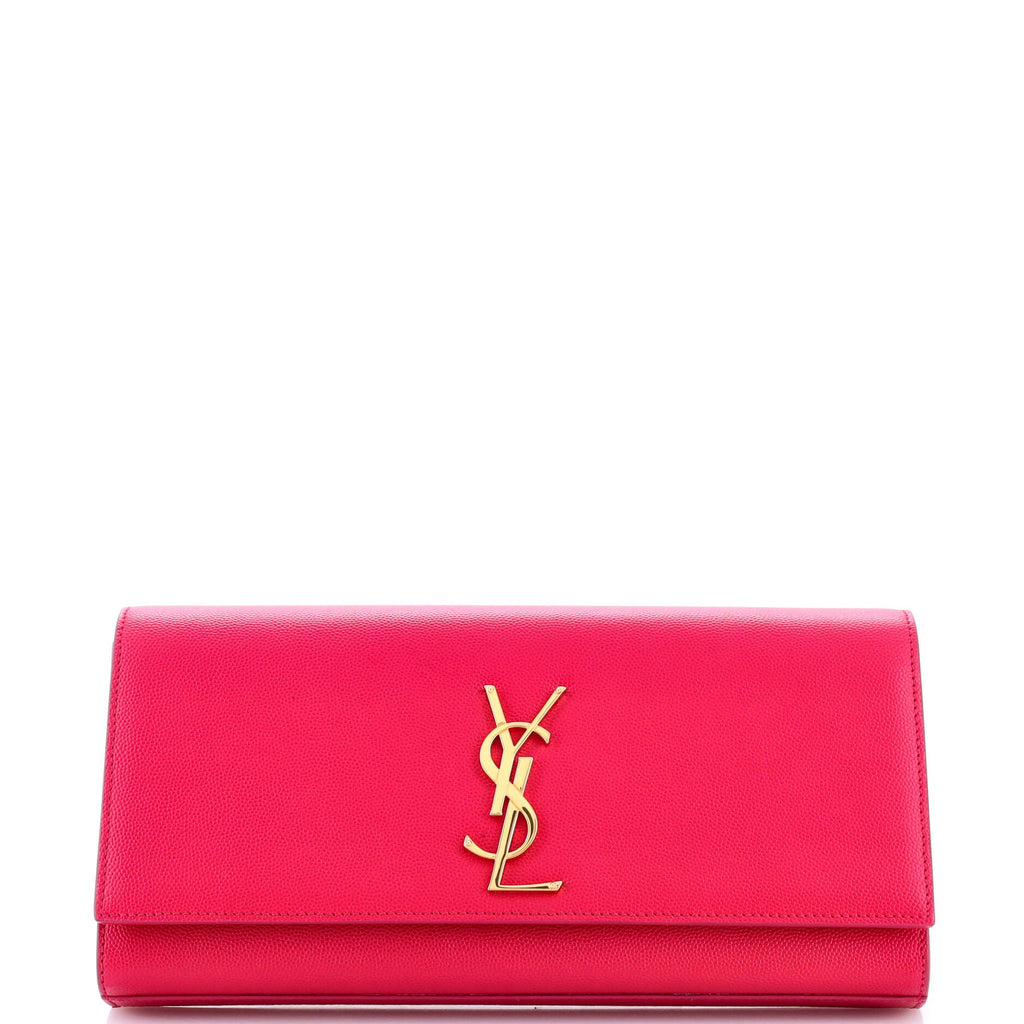 Classic Monogram Clutch Leather Long