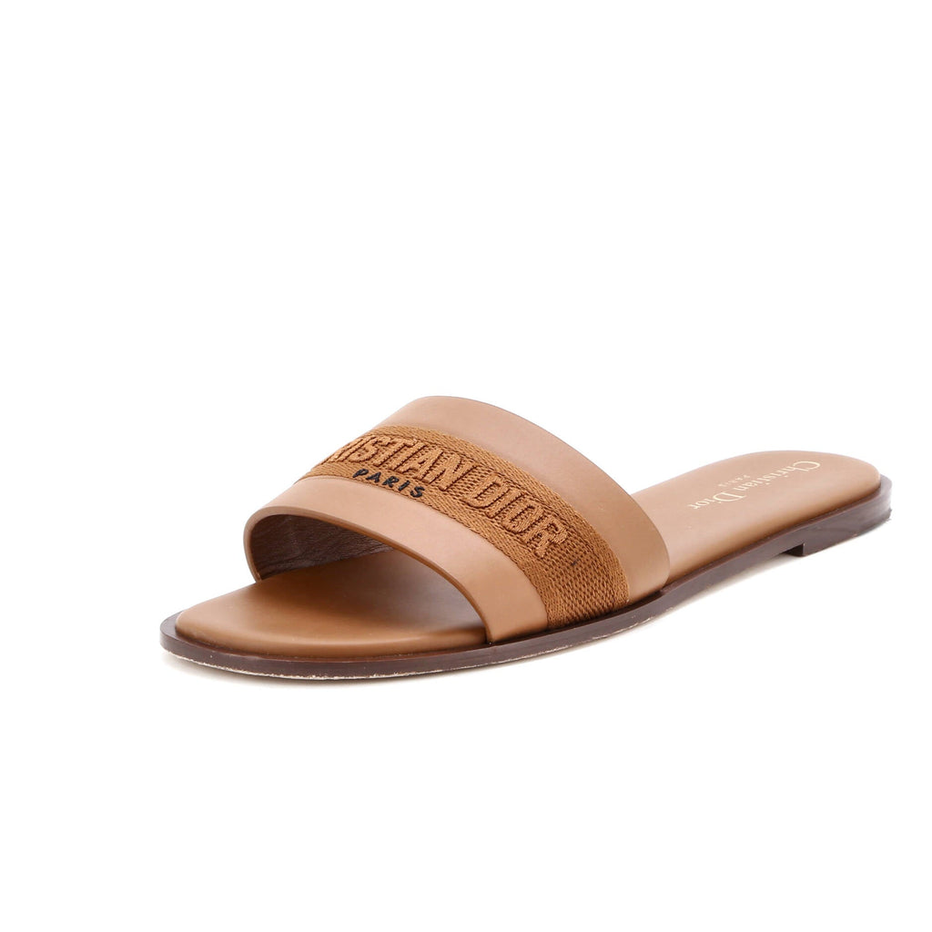 Women's Dway Flat Sandals Leather