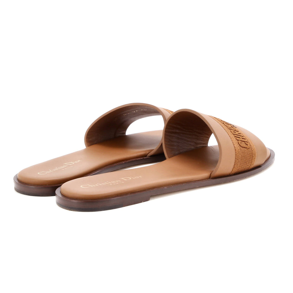 Women's Dway Flat Sandals Leather