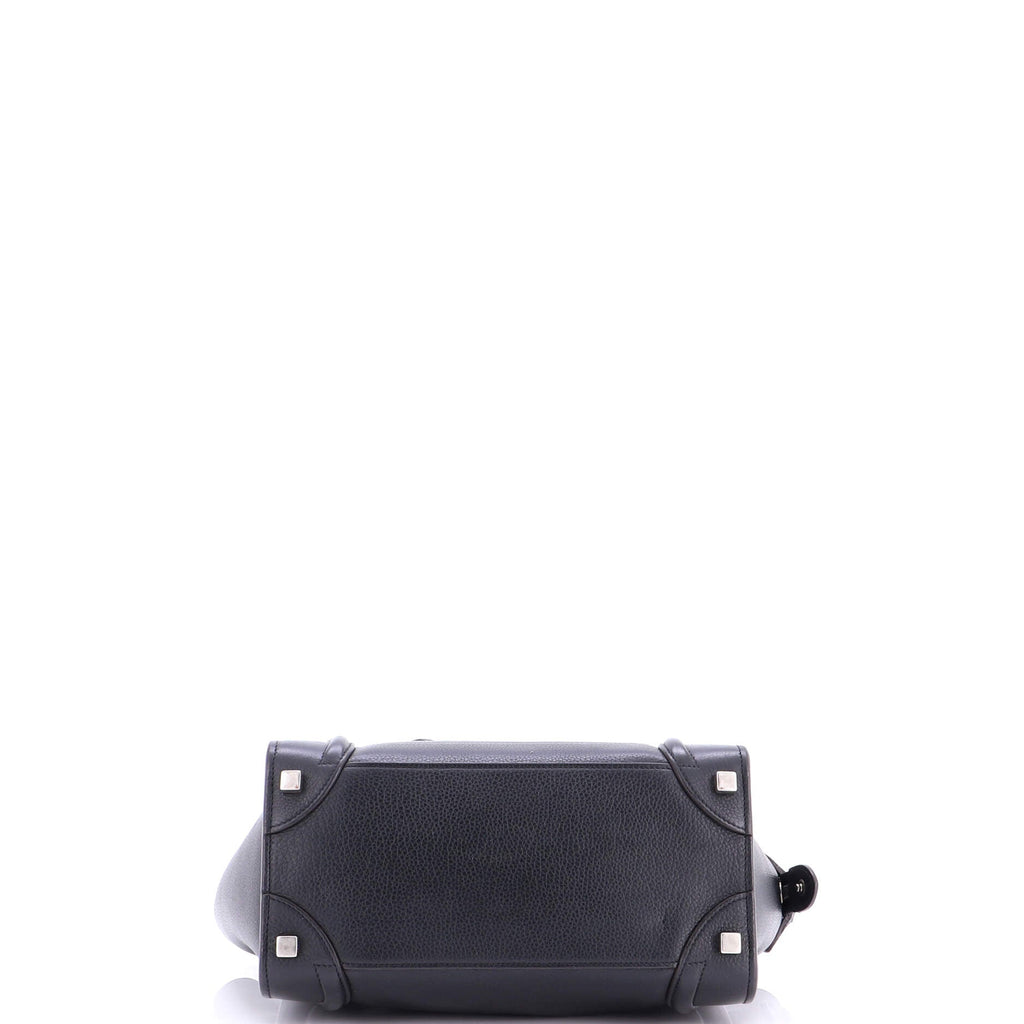 Luggage Bag Grainy Leather Micro