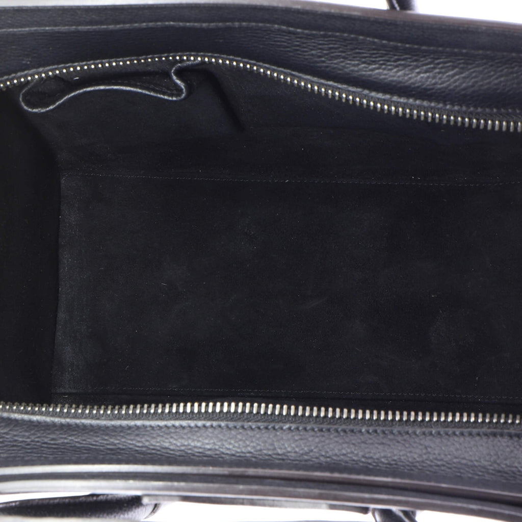Luggage Bag Grainy Leather Micro