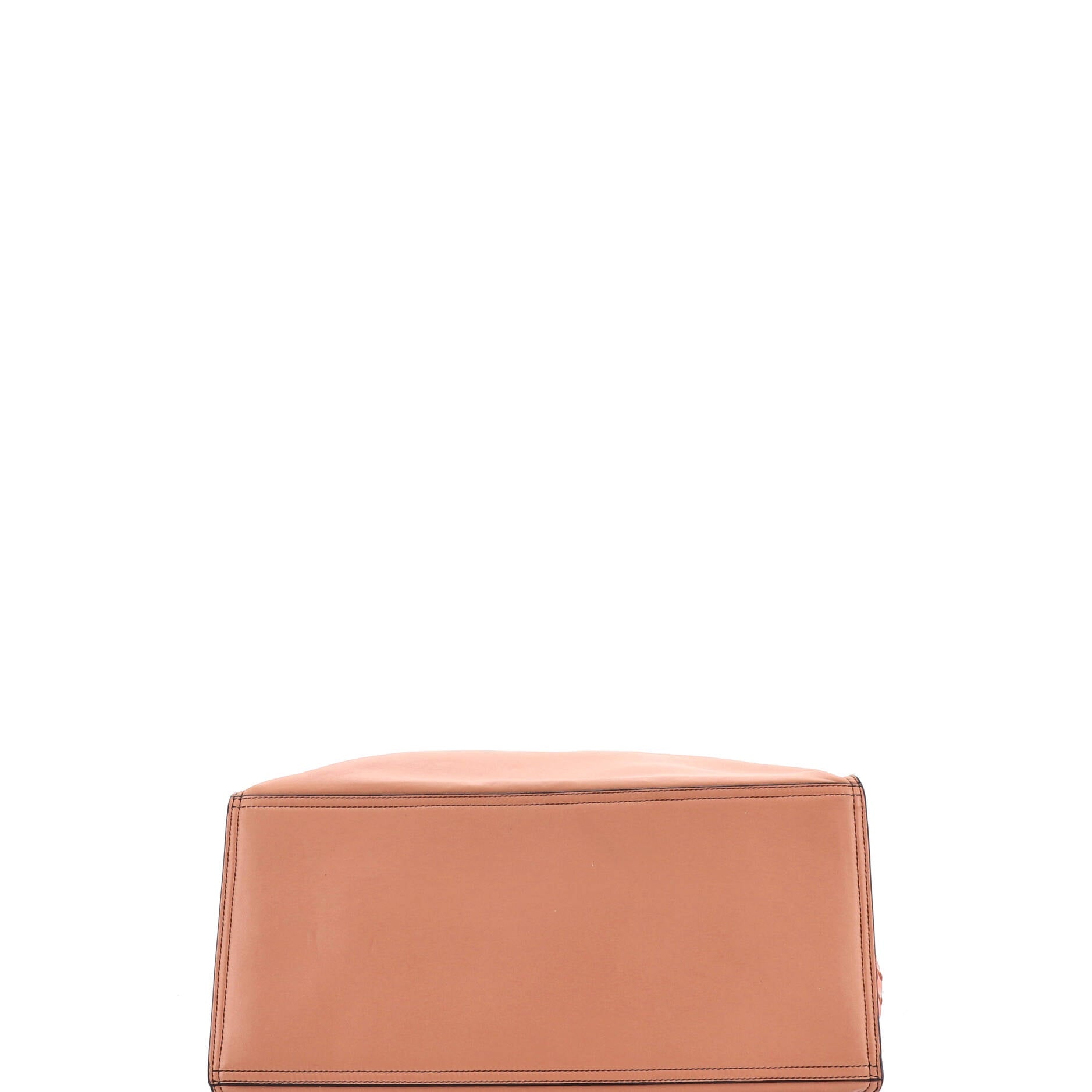 Palio Fold Over Tote Colorblock Nappa Leather With Intrecciato Detail