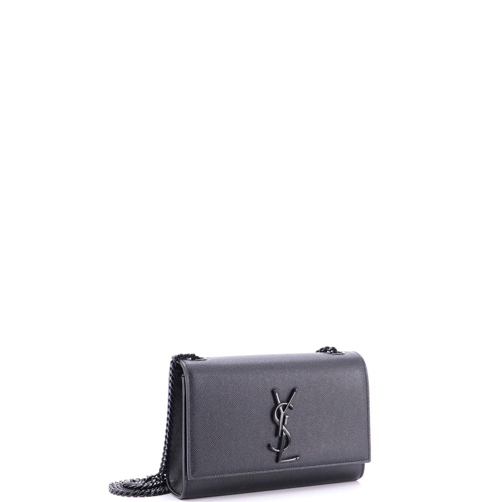 Classic Monogram Crossbody Bag Grainy Leather Small