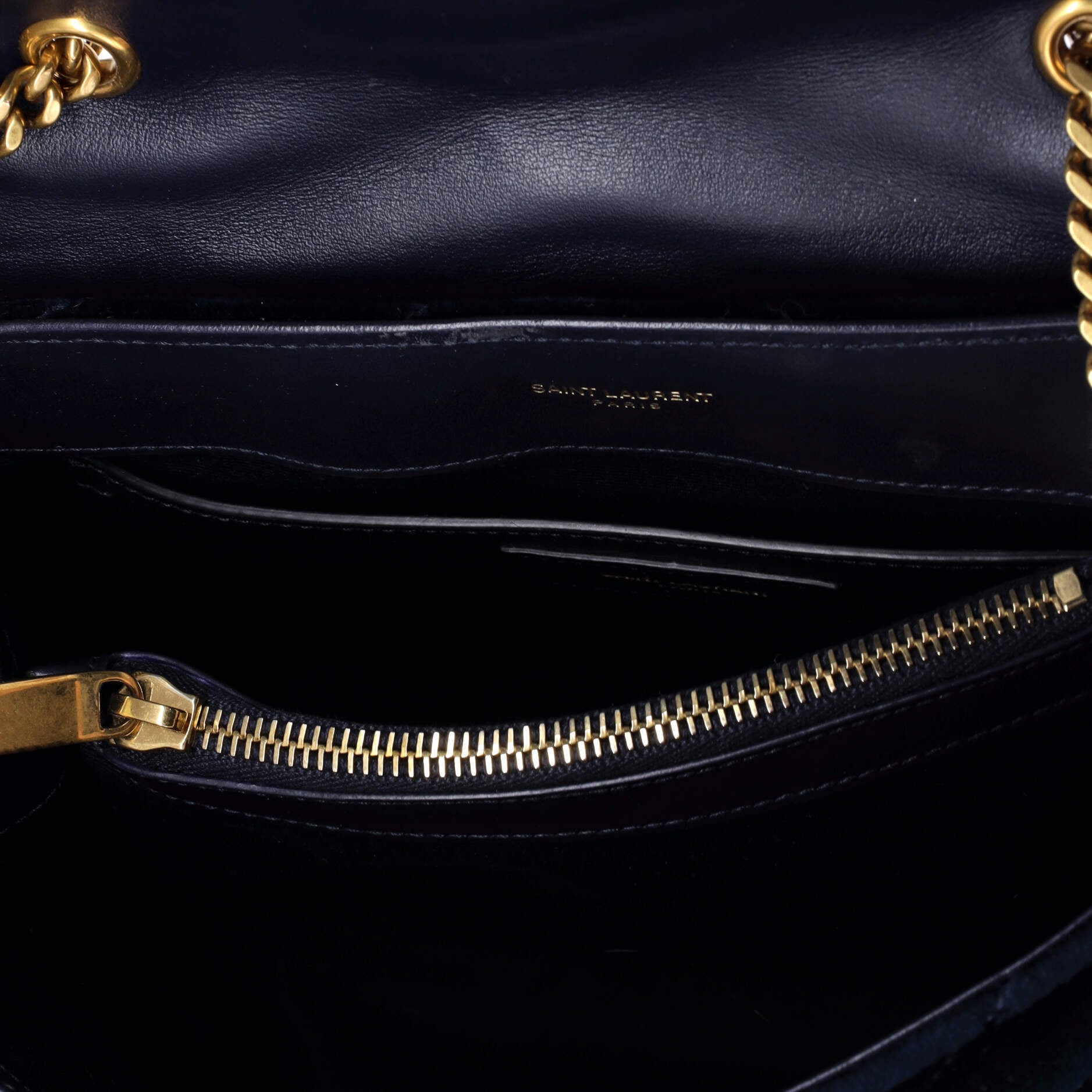 Loulou Shoulder Bag Matelasse Chevron Velvet Small