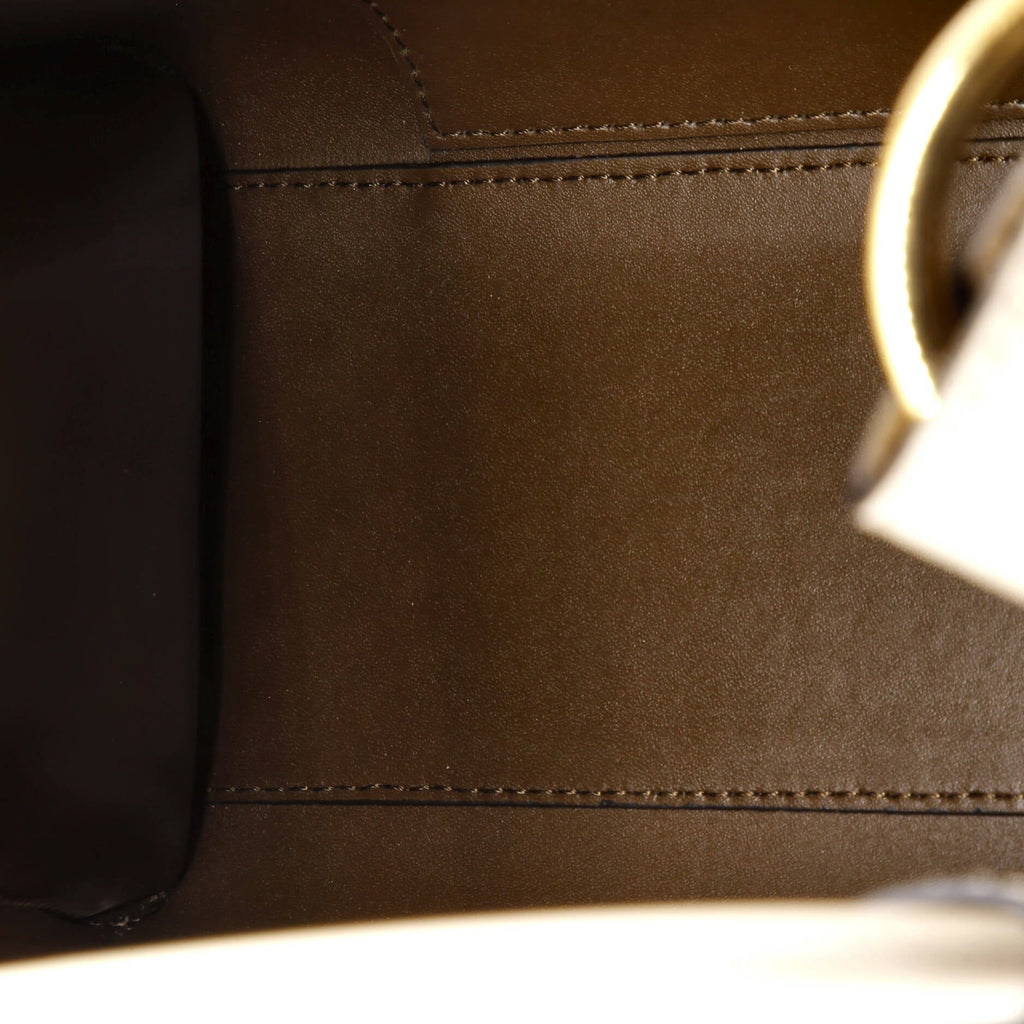 Runaway Shopper Tote Perforated Leather Small
