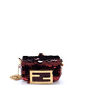 Chain Baguette Charm Bag Sequins Nano