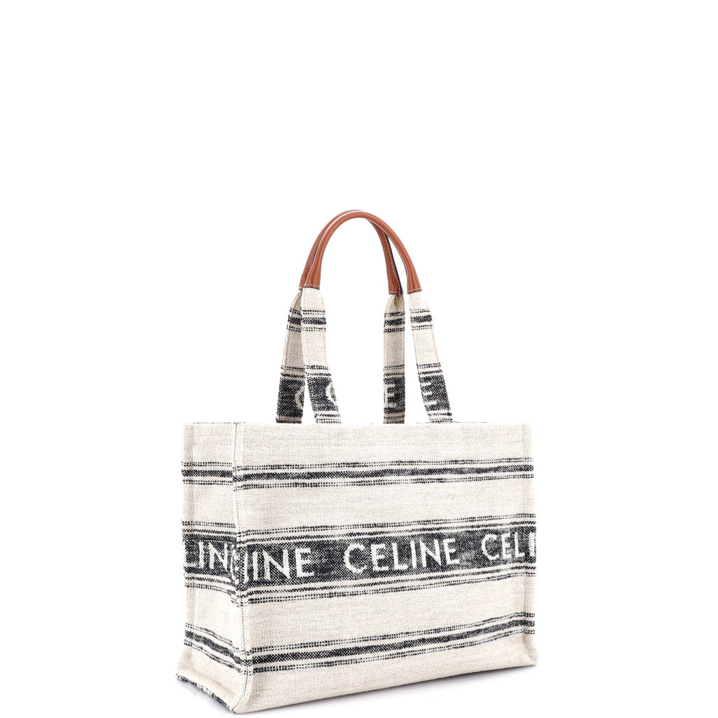 Cabas Thais Tote Striped Jacquard Textile Large