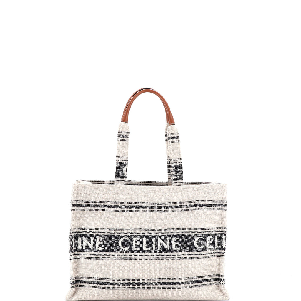 Cabas Thais Tote Striped Jacquard Textile Large