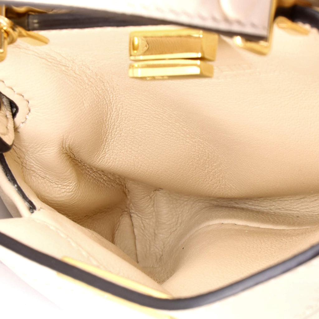 Peekaboo Bag Leather Nano