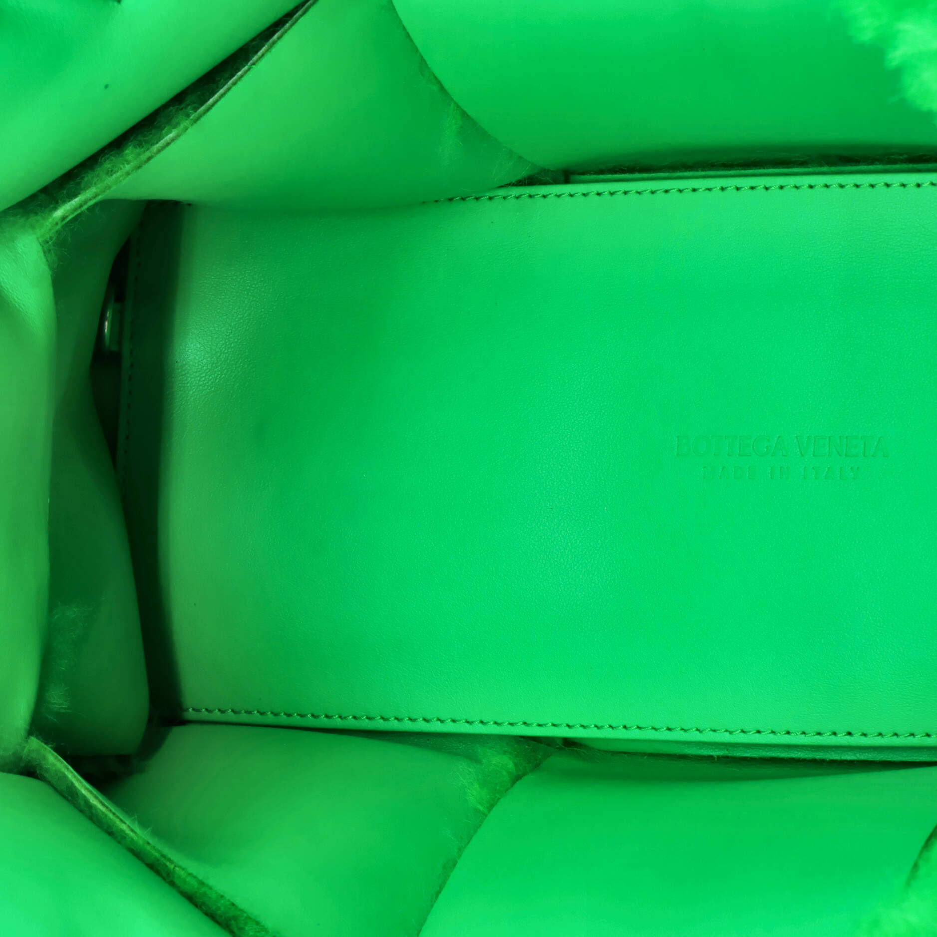 Arco Tote Intrecciato Shearling Small