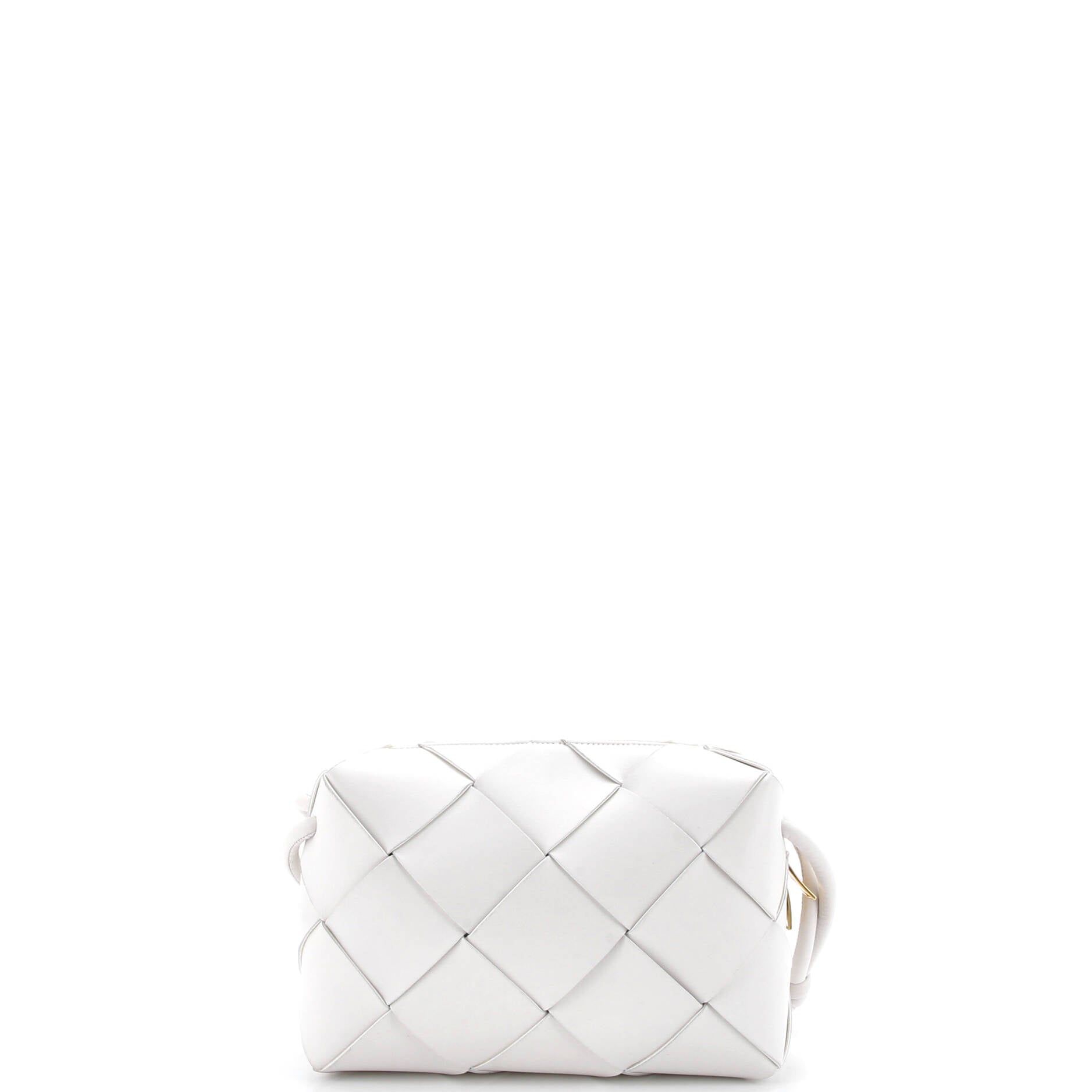 Cassette Camera Crossbody Bag Maxi Intrecciato Leather Small