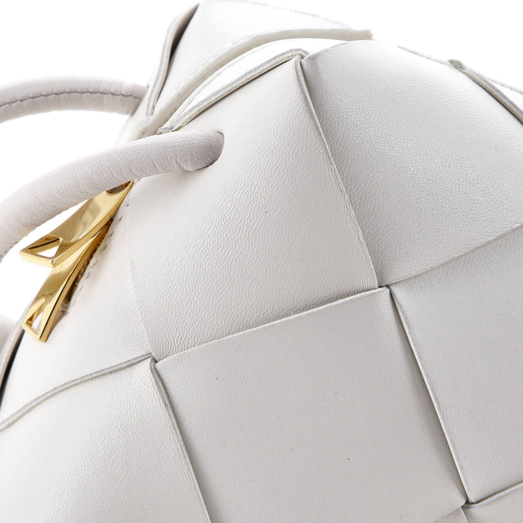 Cassette Camera Crossbody Bag Maxi Intrecciato Leather Small