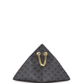 Pyramid Chain Shoulder Bag Triomphe Coated Canvas