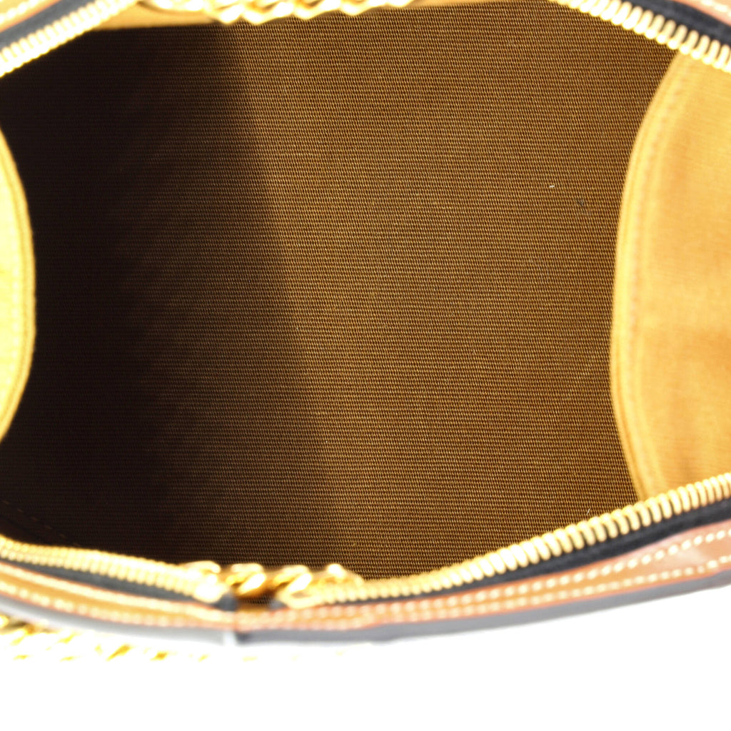 Pyramid Chain Shoulder Bag Triomphe Coated Canvas
