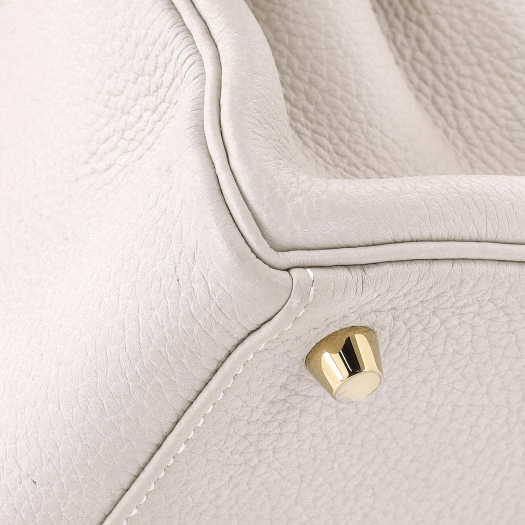 Kelly Handbag Light Togo with Gold Hardware 28