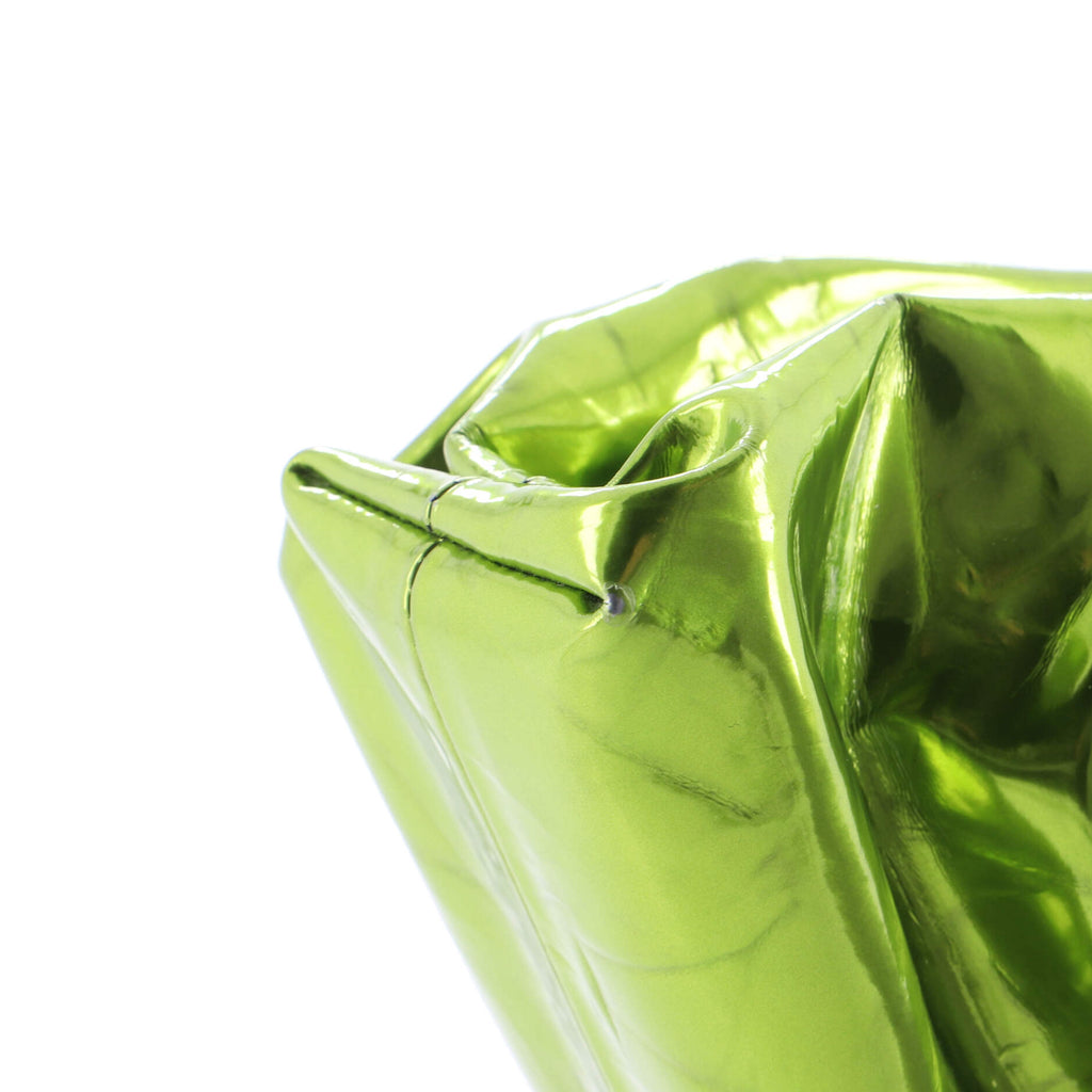 The Pouch Crinkled Metallic Patent Teen