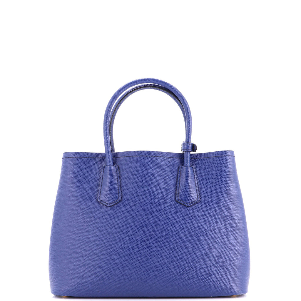 Cuir Double Tote Saffiano Leather Medium