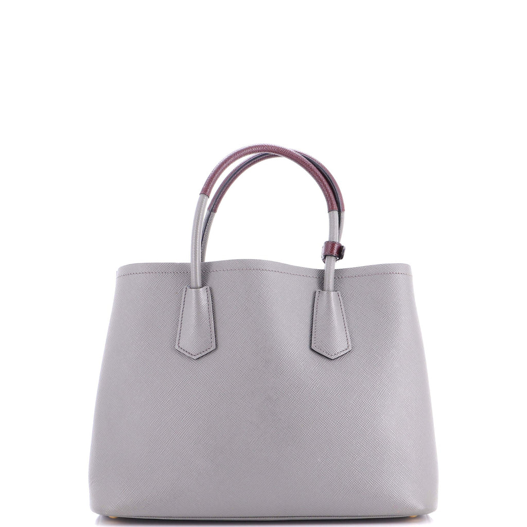 Cuir Double Tote Saffiano Leather Medium