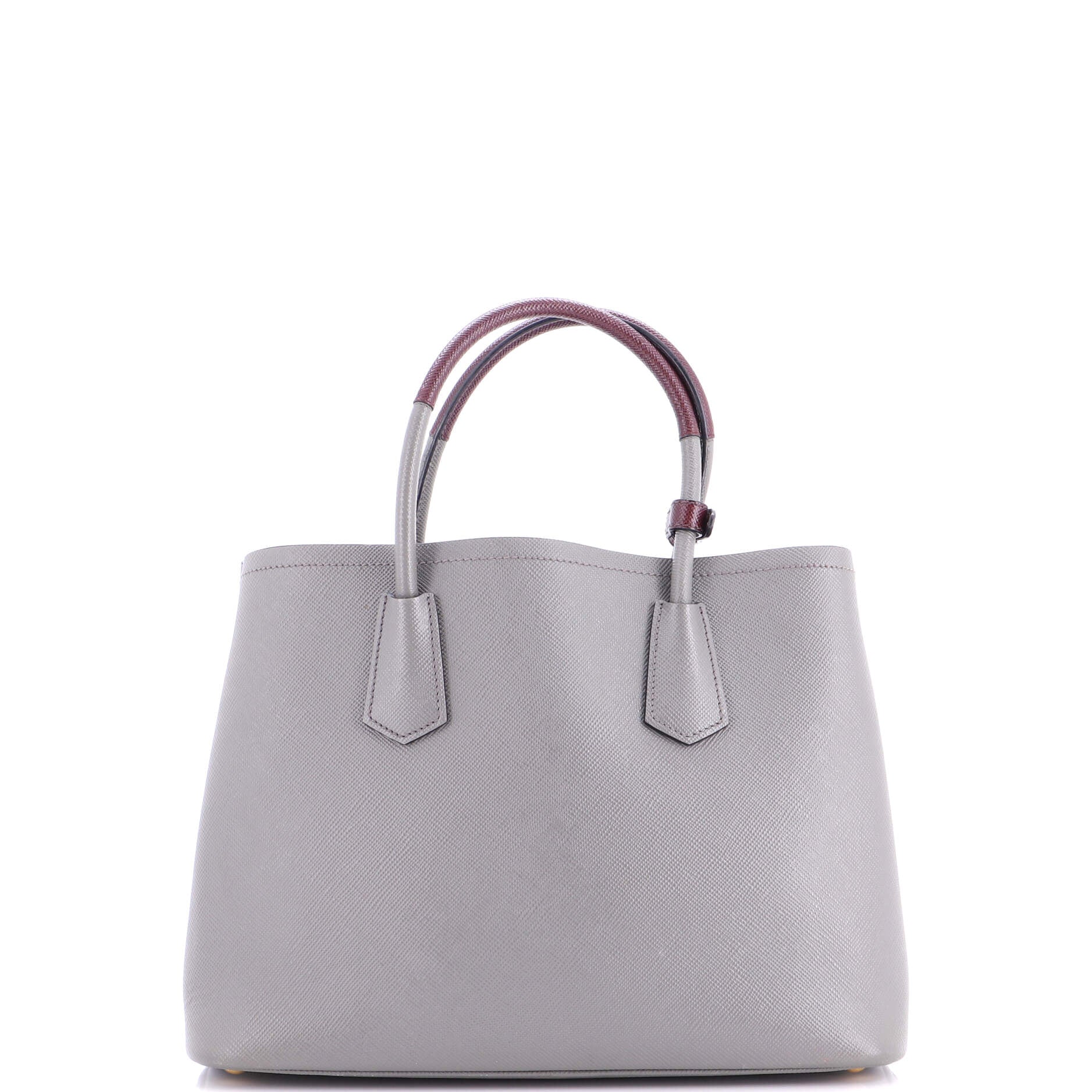 Cuir Double Tote Saffiano Leather Medium