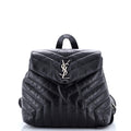 LouLou Backpack Matelasse Chevron Leather Small