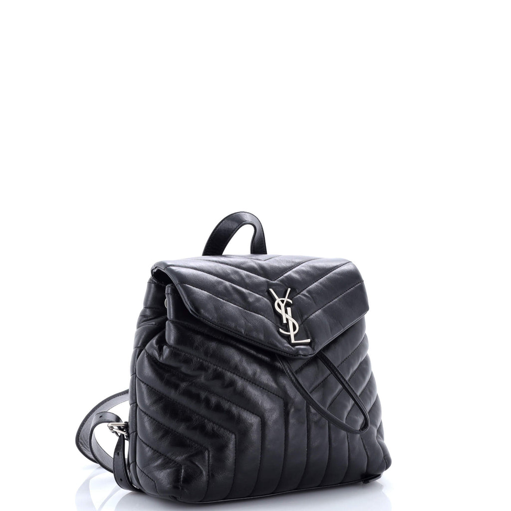 LouLou Backpack Matelasse Chevron Leather Small