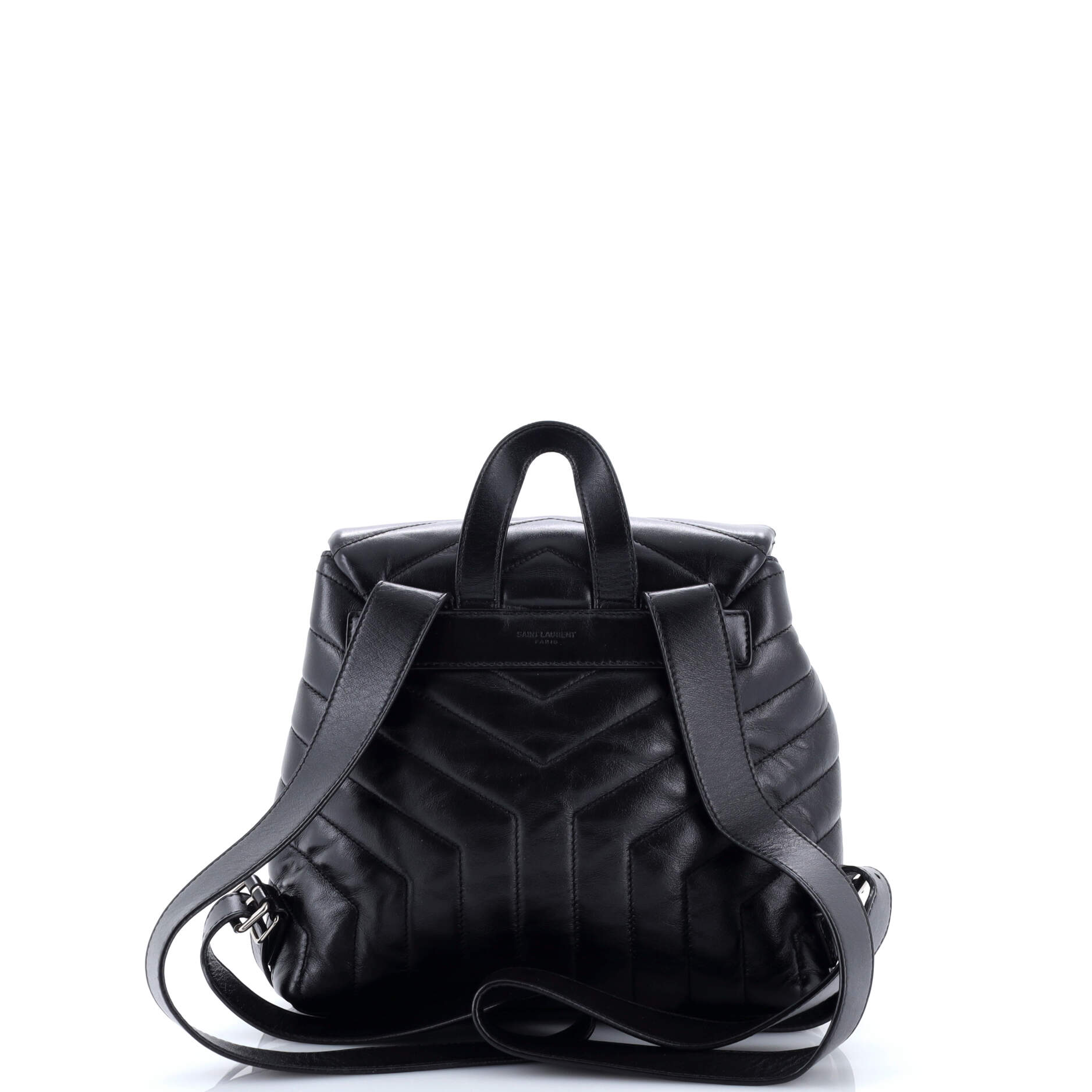 LouLou Backpack Matelasse Chevron Leather Small