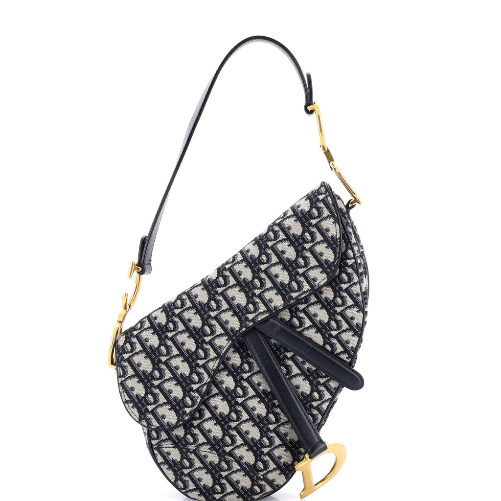 Saddle Handbag Oblique Canvas Medium