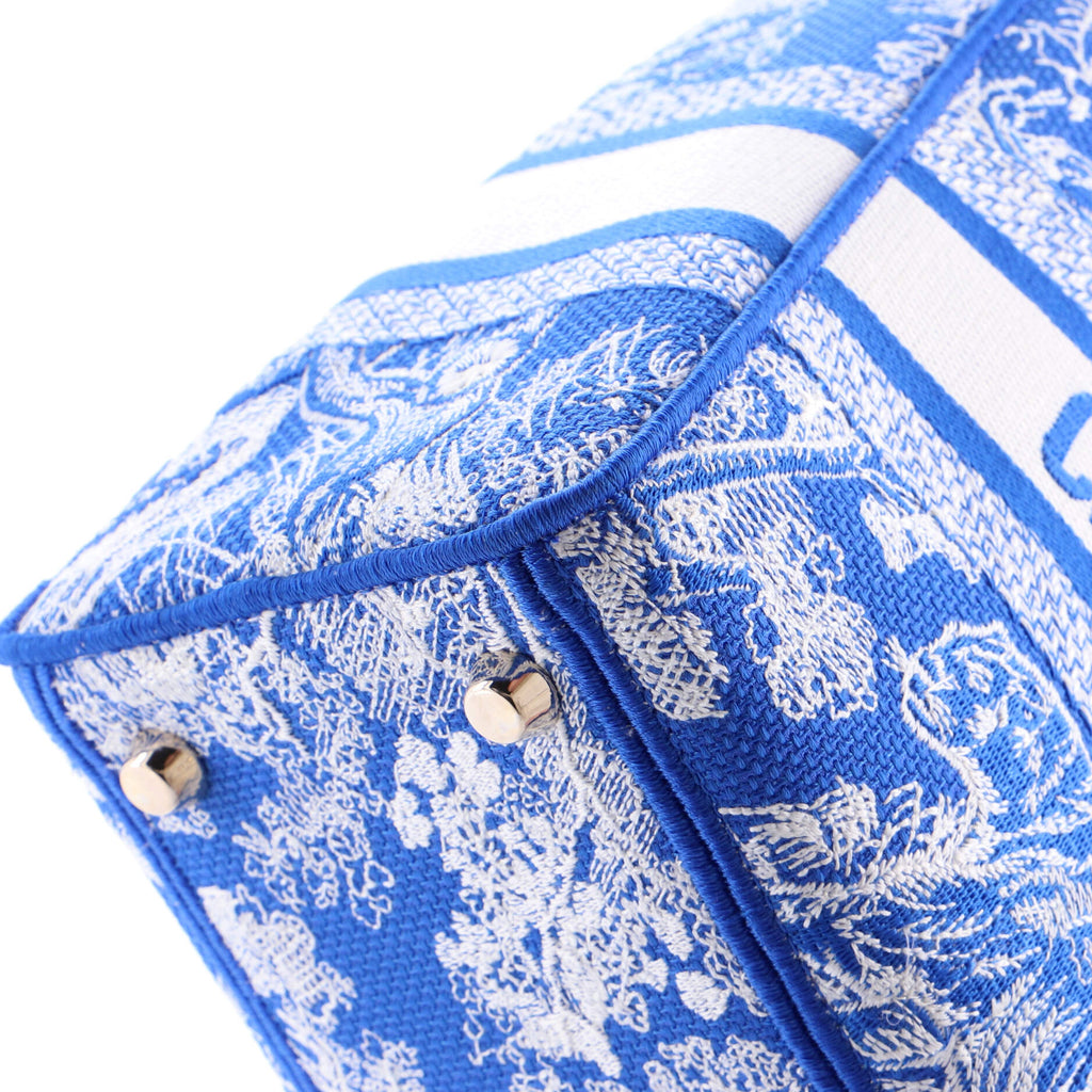 Toile de Jouy Lady D-Lite Bag Embroidered Canvas