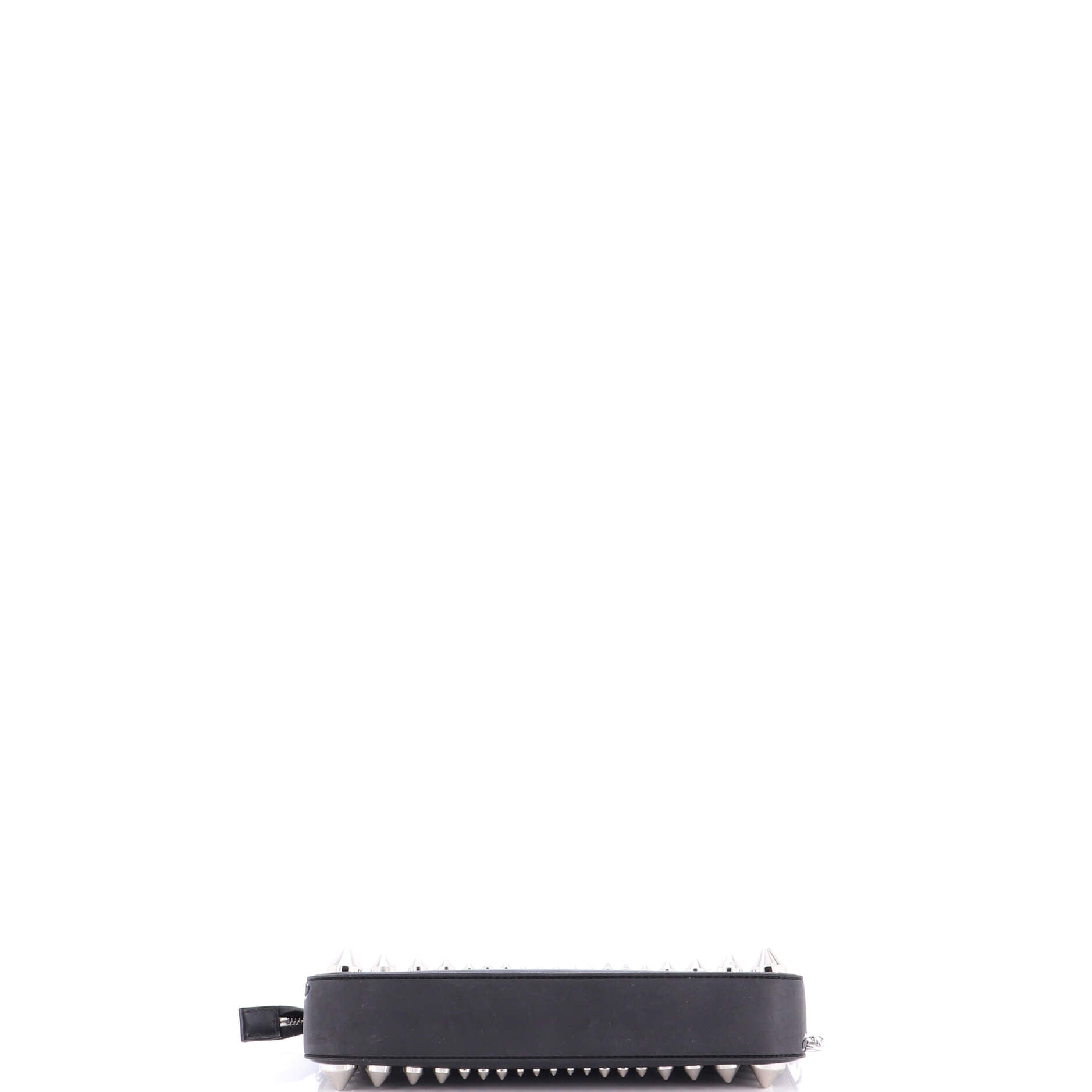 Loubila Chain Clutch Spiked Leather