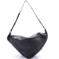 Triangle Logo Zip Messenger Leather Large