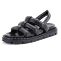 Women's Padded Slingback Sandals Leather