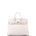 Birkin Handbag Light Togo with Rose Gold Hardware 25