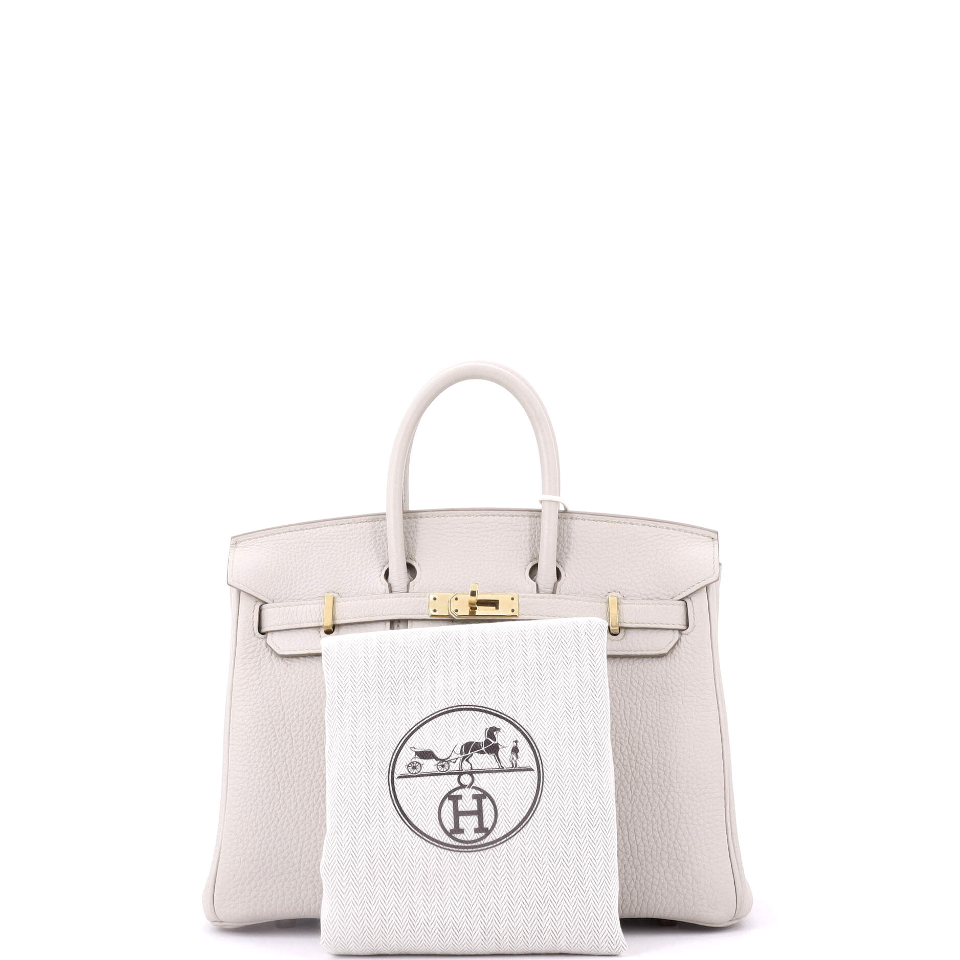 Birkin Handbag Light Togo with Rose Gold Hardware 25