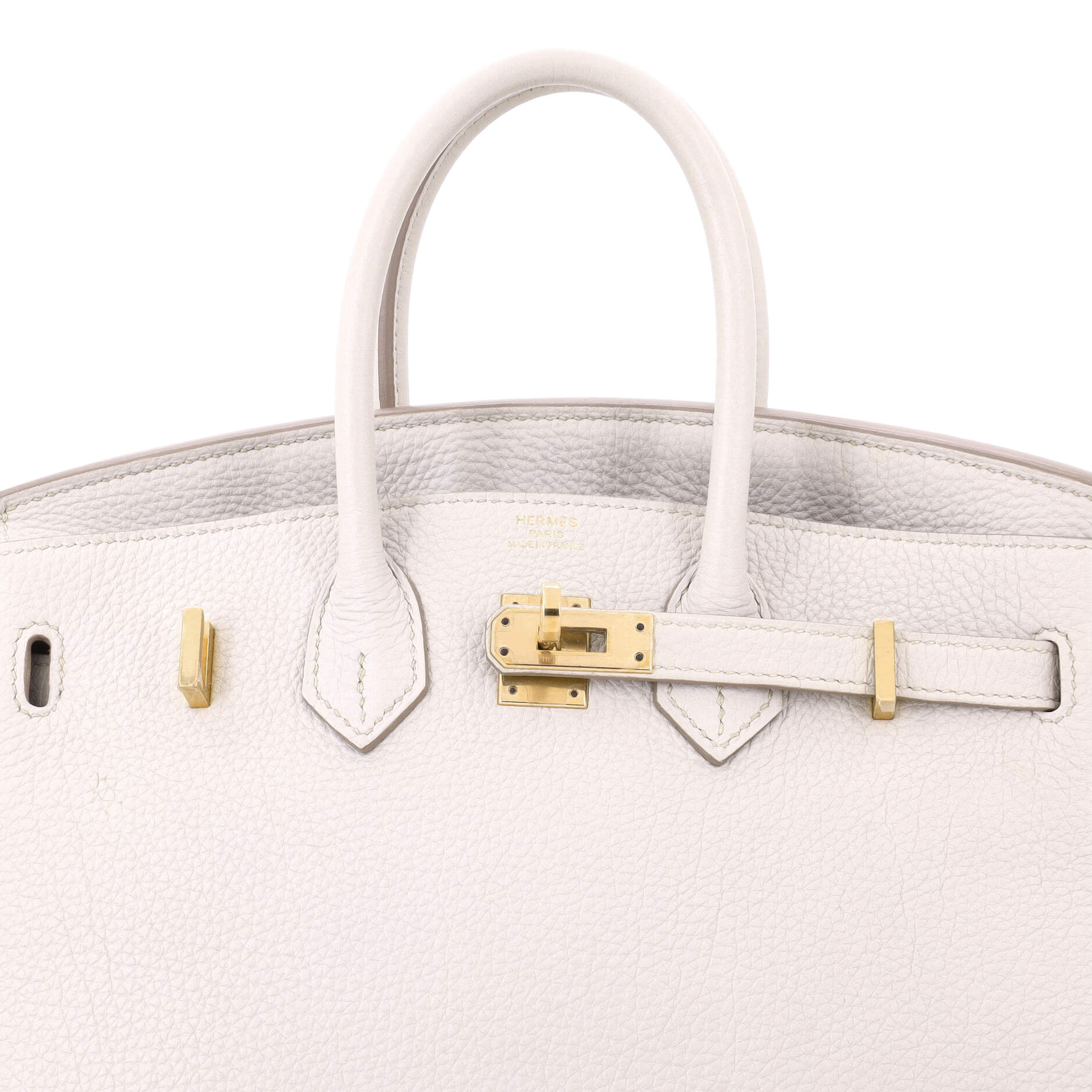 Birkin Handbag Light Togo with Rose Gold Hardware 25