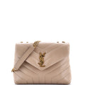 Loulou Shoulder Bag Matelasse Chevron Leather Small