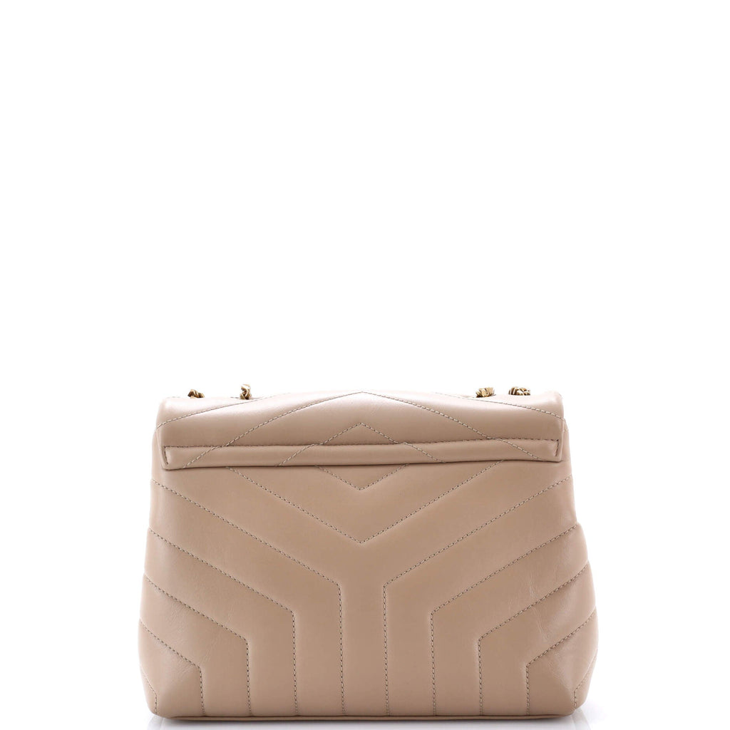 Loulou Shoulder Bag Matelasse Chevron Leather Small
