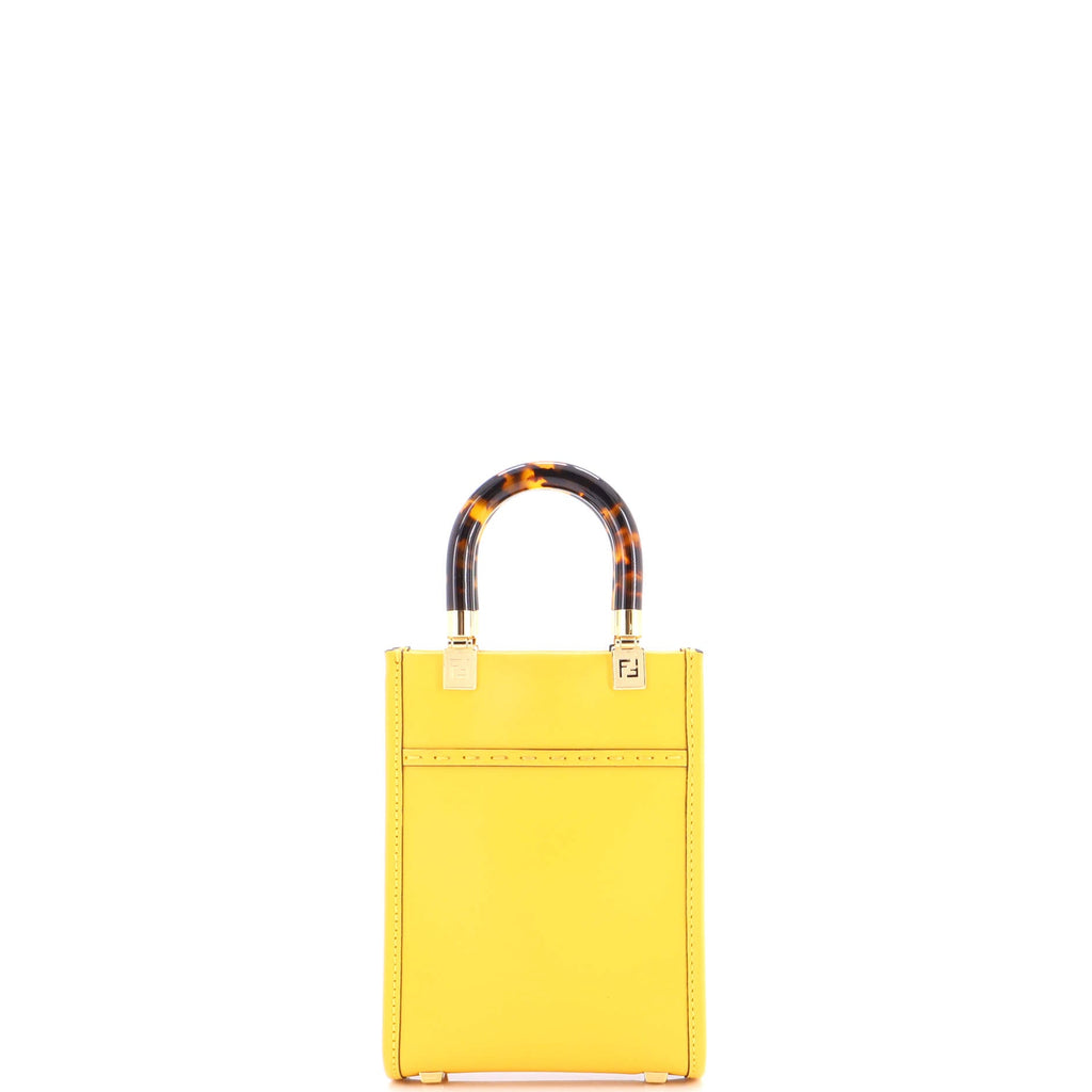 Sunshine Shopper Tote Leather Mini