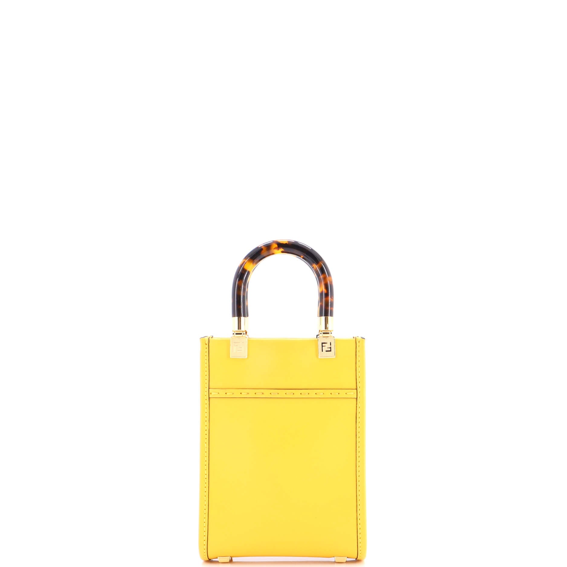 Sunshine Shopper Tote Leather Mini