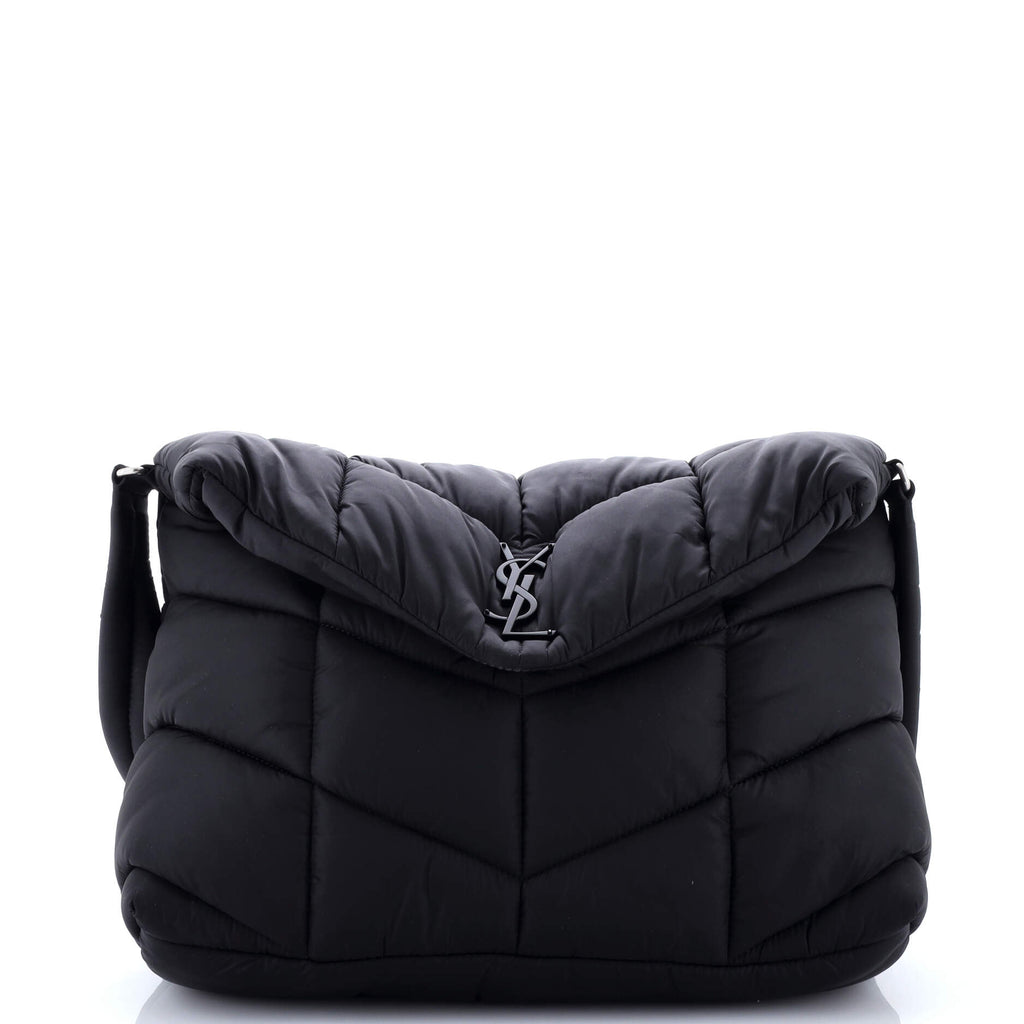Loulou Puffer Messenger Bag Quilted Econyl
