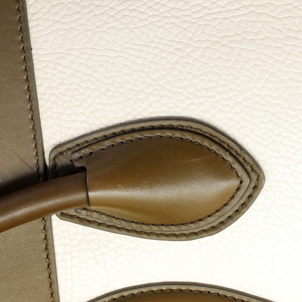 Tricolor Luggage Bag Leather Mini