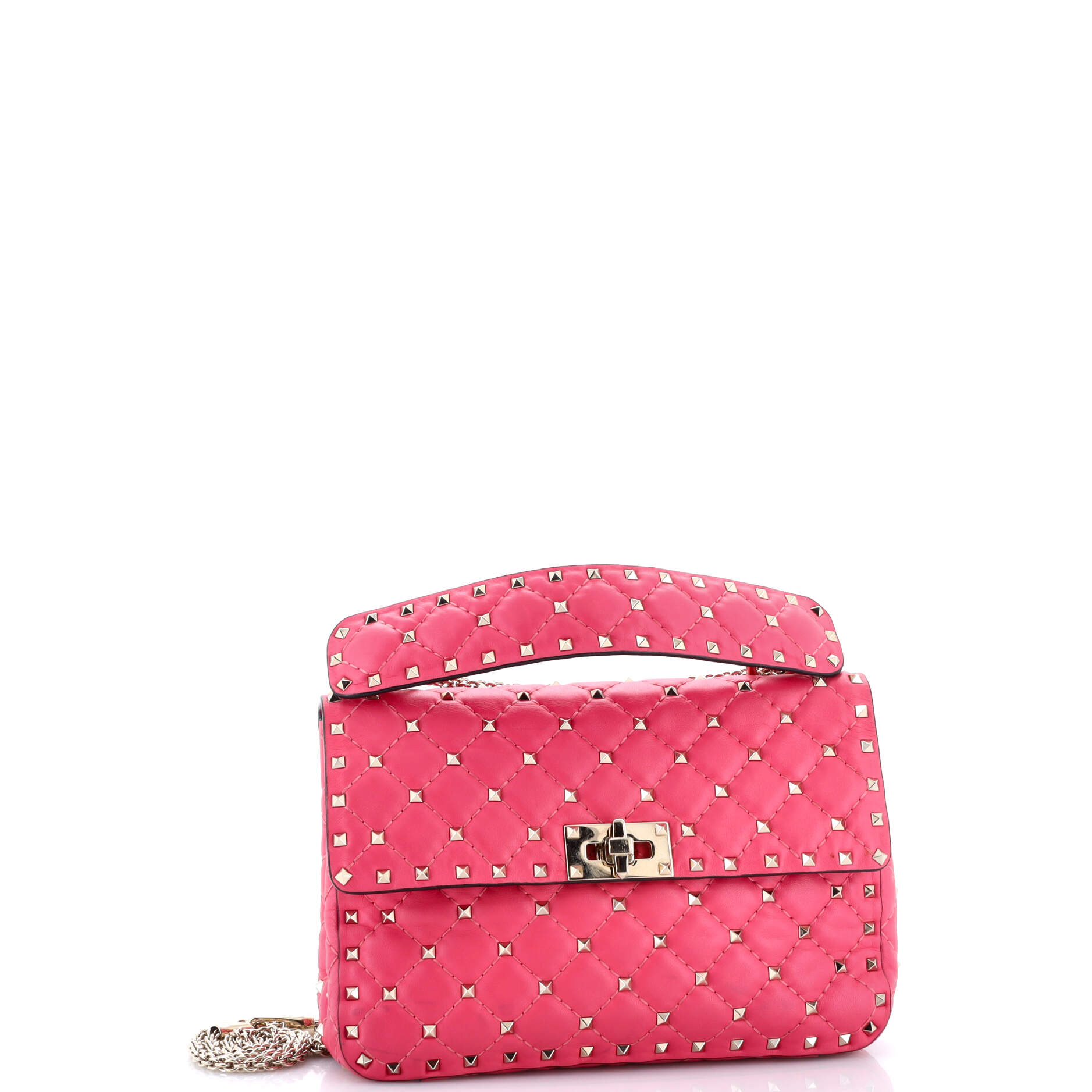 Rockstud Spike Flap Bag Quilted Leather Medium