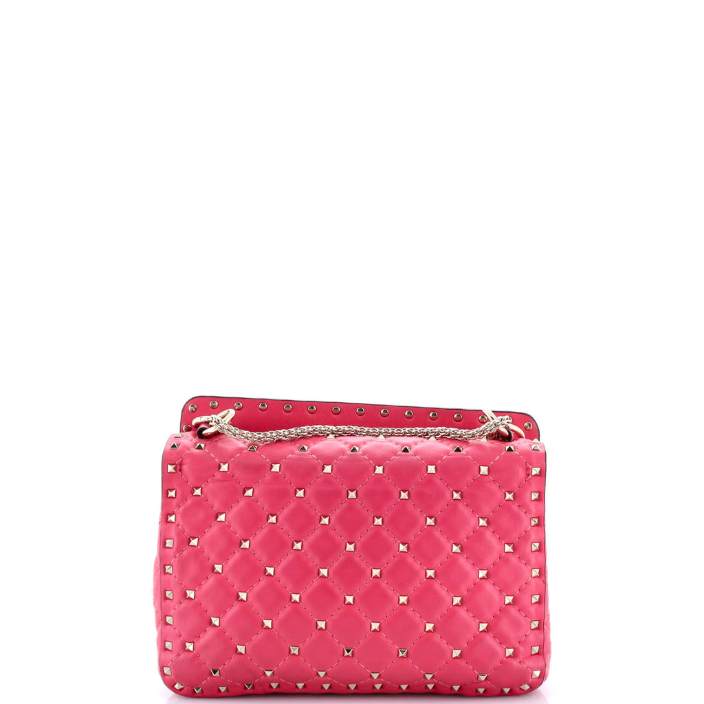 Rockstud Spike Flap Bag Quilted Leather Medium