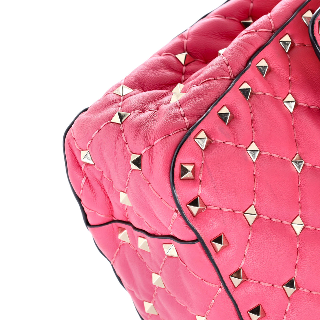 Rockstud Spike Flap Bag Quilted Leather Medium