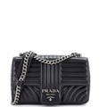 Chain Flap Shoulder Bag Diagramme Quilted Leather Medium