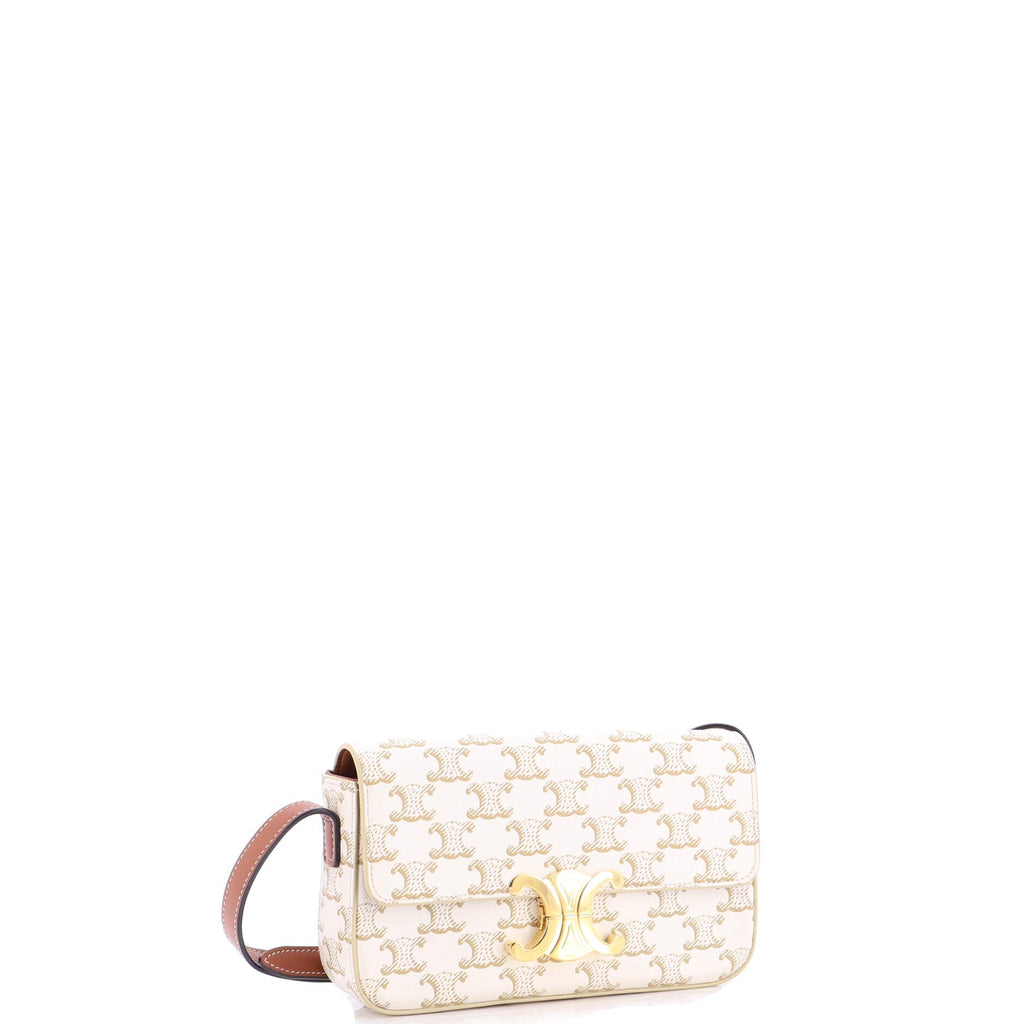 Triomphe East-West Shoulder Bag Triomphe Coated Canvas